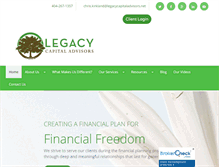 Tablet Screenshot of legacycapitaladvisors.net